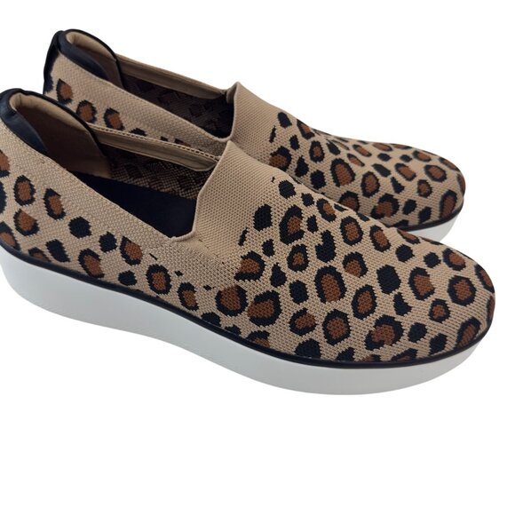 Traq by Alegria Mystic Womens Slip-On Leopard Print Slip On Shoes Size 41 - Picture 10 of 16